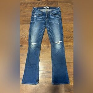 Hollister Ripped Bootcut Jeans Size 26w & 31L